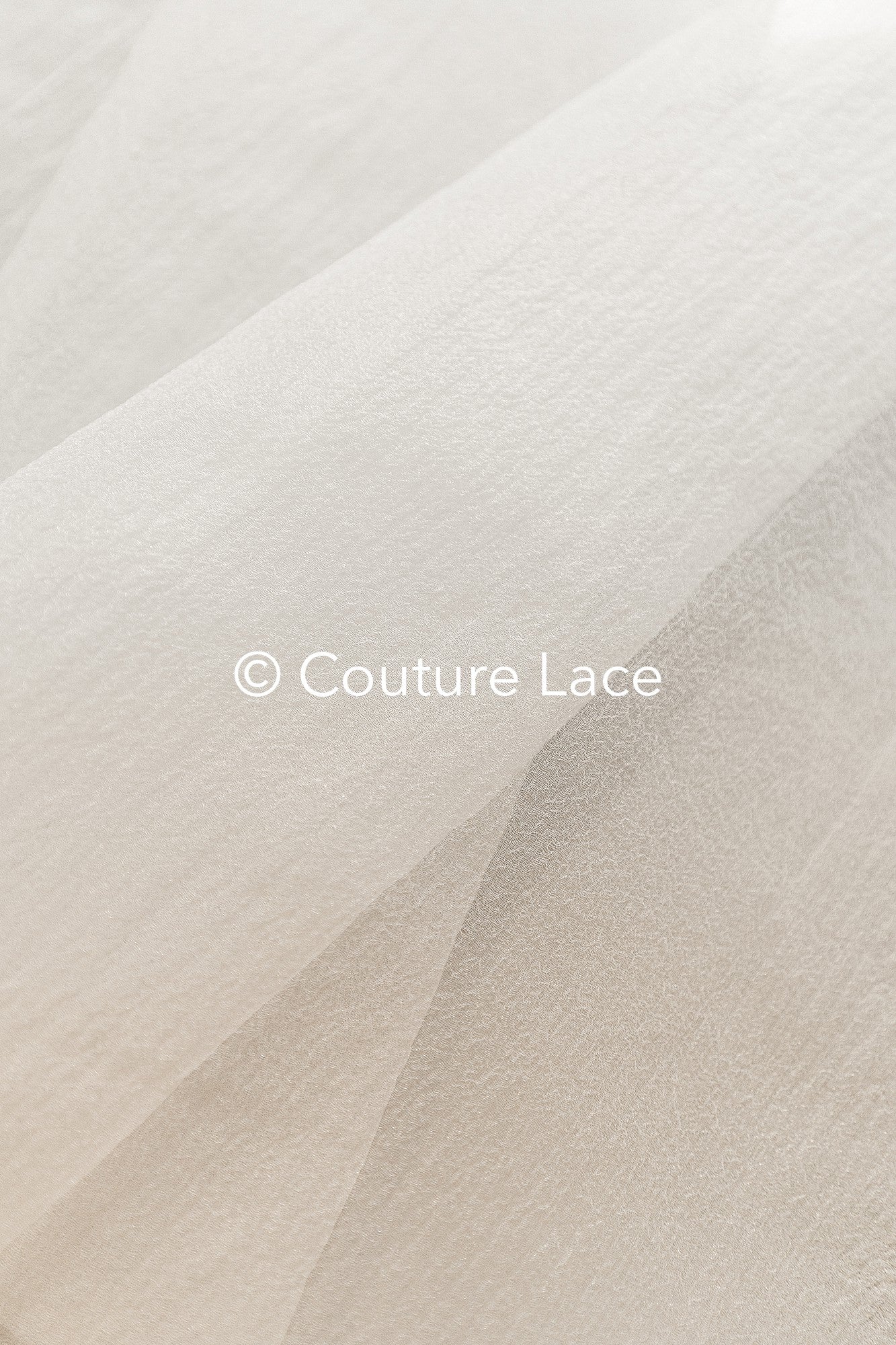 Crashed/Crinkle Organza Fabric – Ideal for voluminous wedding dresses & decorations // R-057