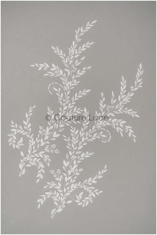 Wildblumen-Spitzen-Patch, Blumen-Spitzen-Applikation, Spitzen-Blumen-Patch, Braut-Spitzen-Blumenapplikationen, A21-218