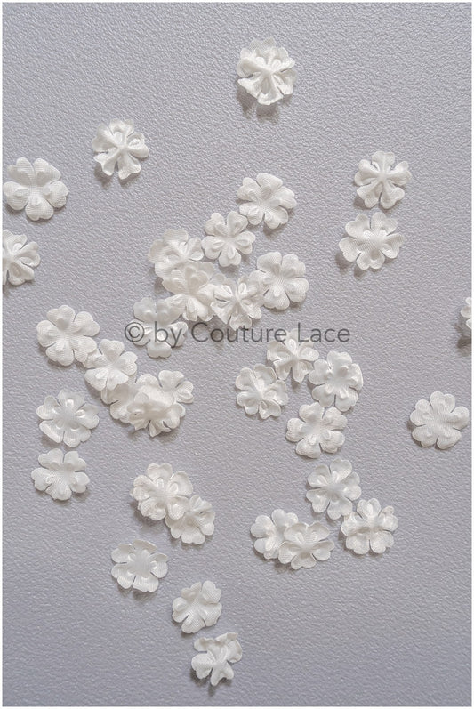 4g. Fleurs de dentelle 3D/ Coudre sur des fleurs 3D/ Applique de dentelle de fleurs 3D/ Applique de dentelle de robe de mariée// A24-434