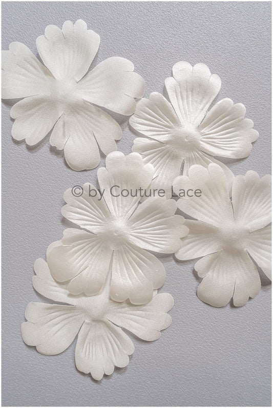 Fleurs de dentelle 3D/ Coudre sur des fleurs 3D/ Applique de dentelle de fleurs 3D/ Applique de dentelle de robe de mariée// A24-449