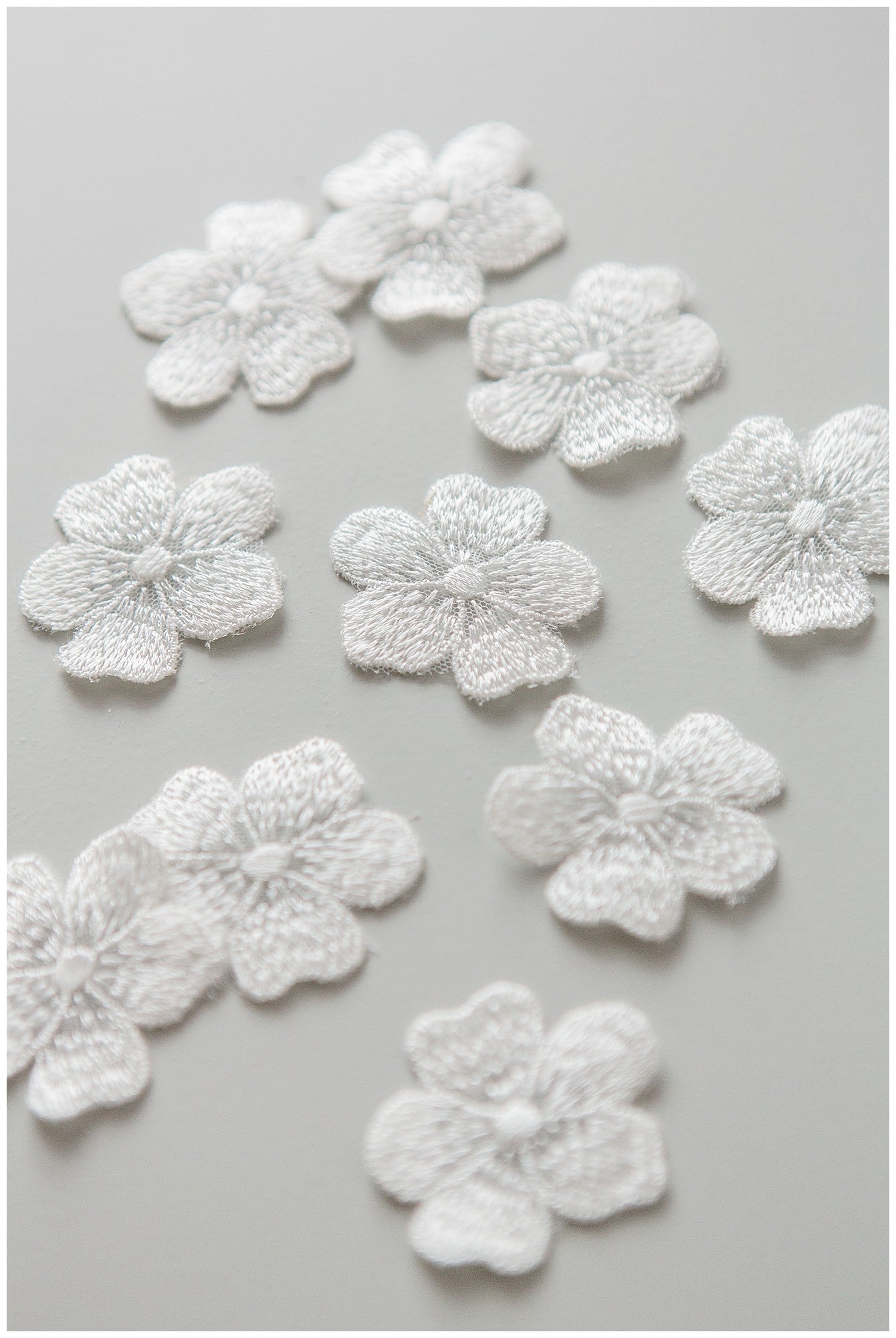 20pcs. 3D lace flowers for sewing/ 3D flower lace applique/ wedding dress lace applique/ bridal lace// A17-163R