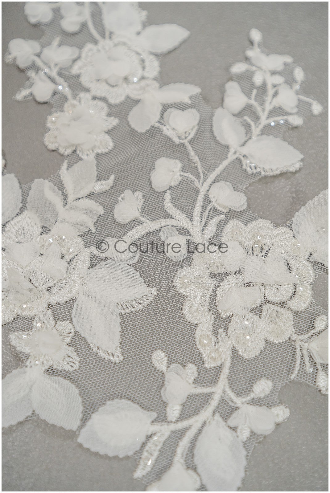 3D Blumen Spitzen Applikation, 3D Brautkleid Spitze, SpitzenBlume Applikation, Spitzen Applikation, 3D Brautkleid Spitzen Applikation, BrautSpitze Applikation, A21-240