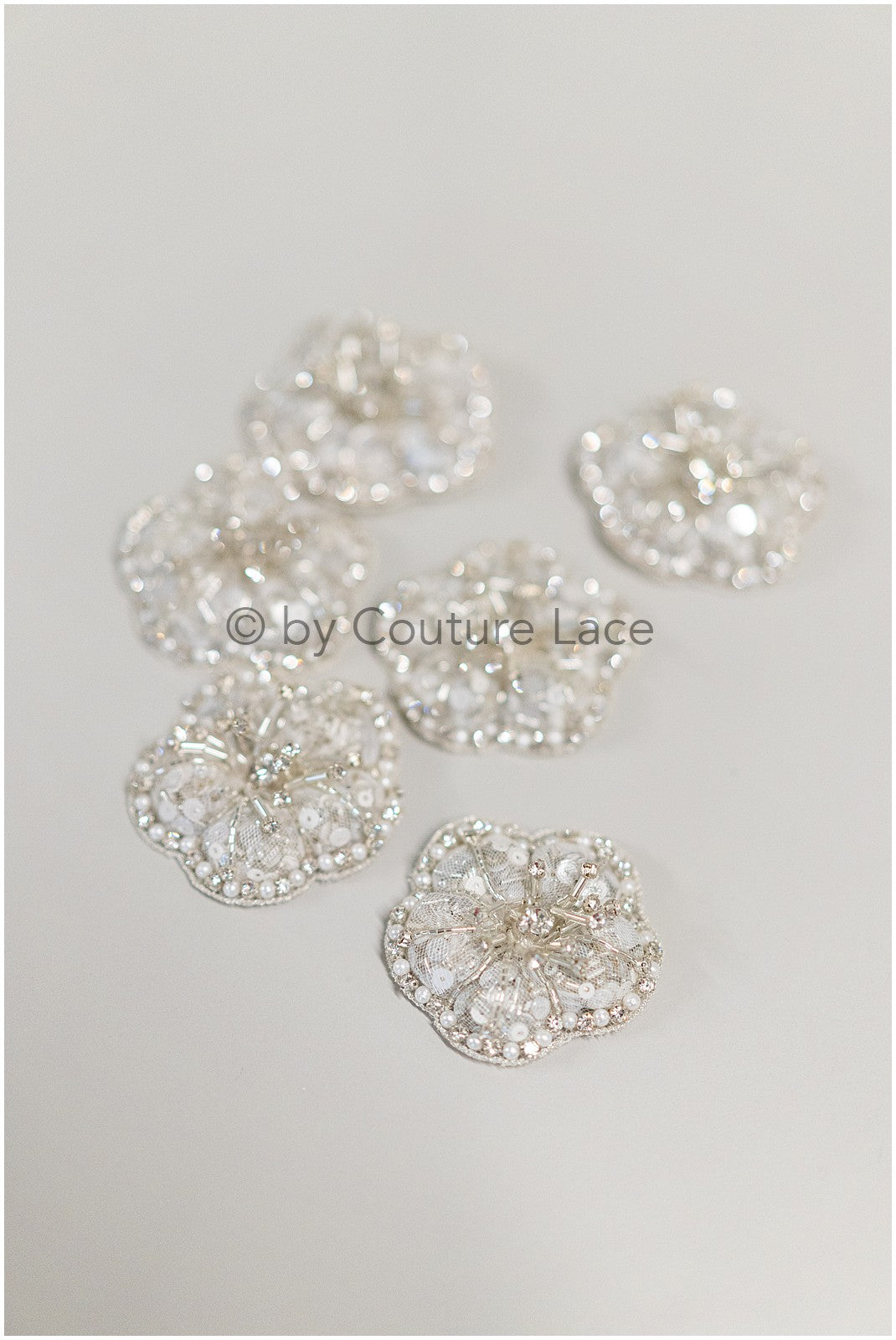 1Stk schwere Perlen 3D Kristall Blume, 3d Perlen Kleid Panels, Braut Diamant Blumen, Brautschleier 3d Blumen, funkelnde Perlen Blume// E-038K-1STK
