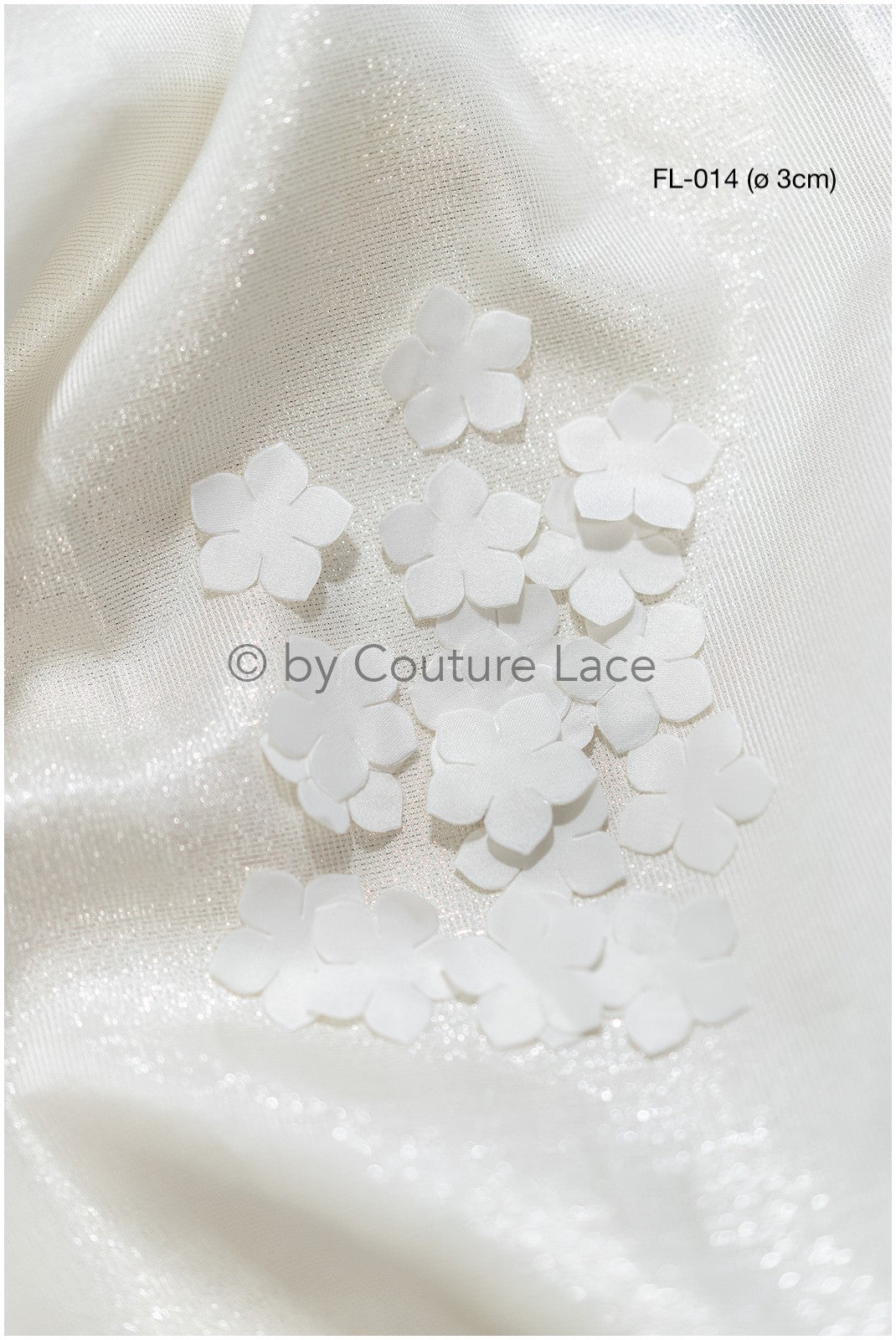 24 pcs. wedding dress lace applique/ applique/ 3D pearl flower applique/ patch// A24-403