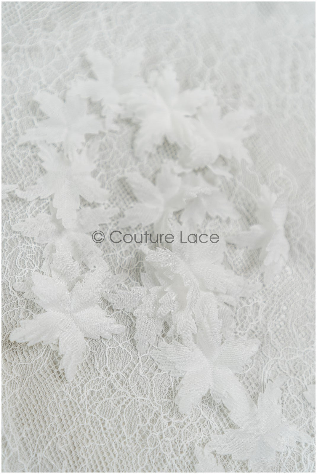 50 Stk. Brautkleid Spitzenapplikation/ Applikation/ 3D Blumenapplikation/ Aufnäher// A24-408