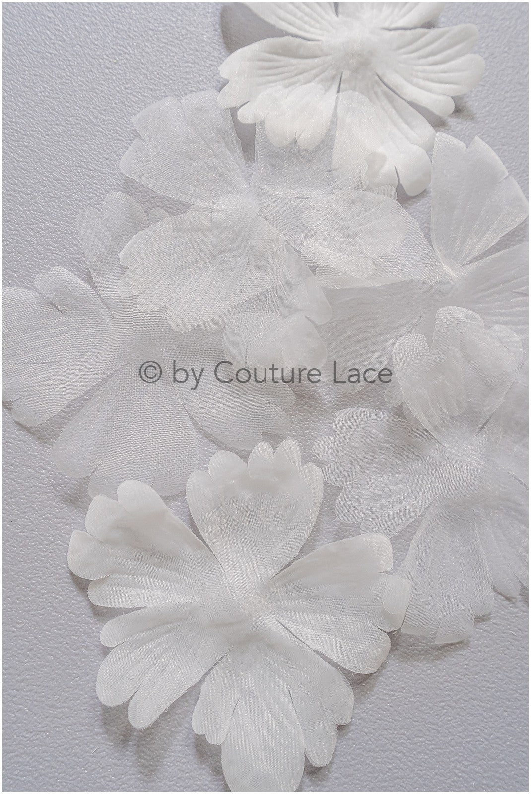 18g. 3D lace flowers/ 3D flowers sew on/ 3D flowers lace applique/ wedding dress lace applique// A24-450