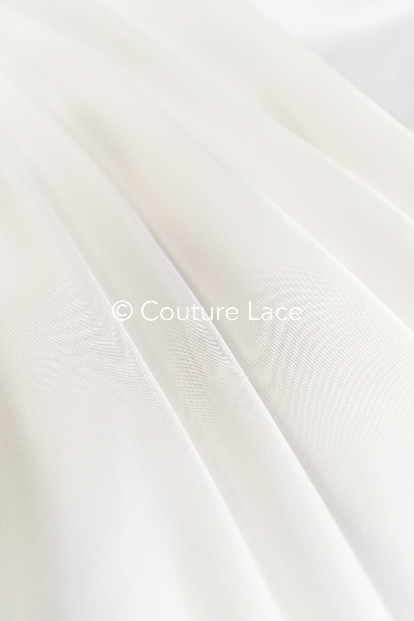 Slightly shiny chiffon fabric 50% viscose 50% polyester – ideal for wedding dresses & nightwear // R-134