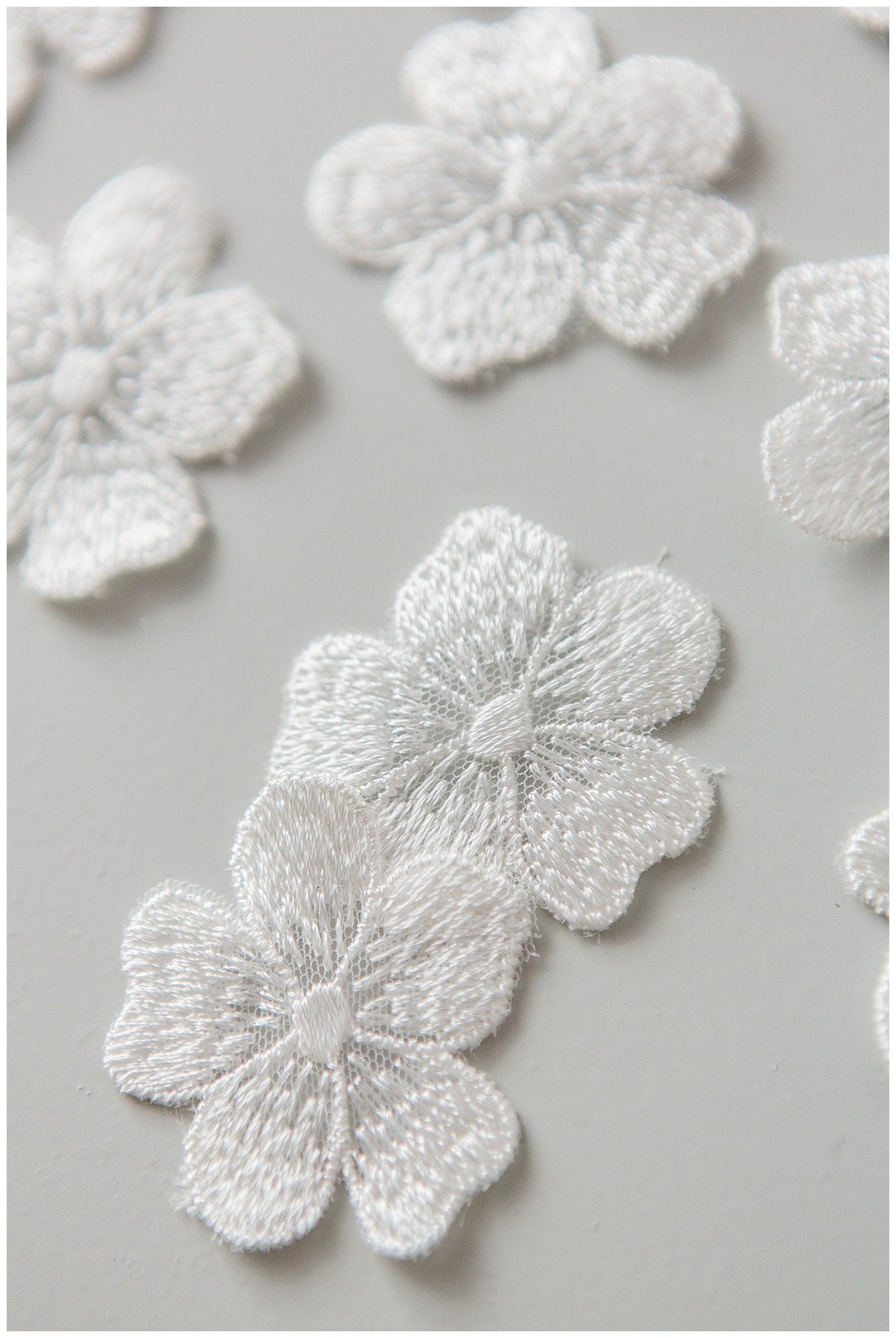 20pcs. 3D lace flowers for sewing/ 3D flower lace applique/ wedding dress lace applique/ bridal lace// A17-163R