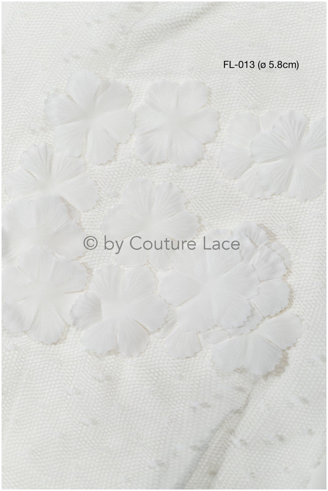 15 pcs. wedding dress lace applique/ applique/ 3D pearl flower applique/ patch// A24-402