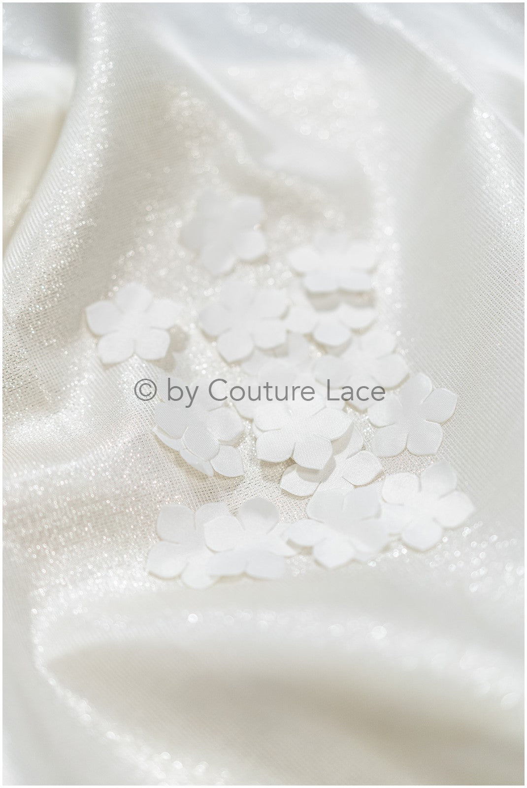 24 pcs. wedding dress lace applique/ applique/ 3D pearl flower applique/ patch// A24-403