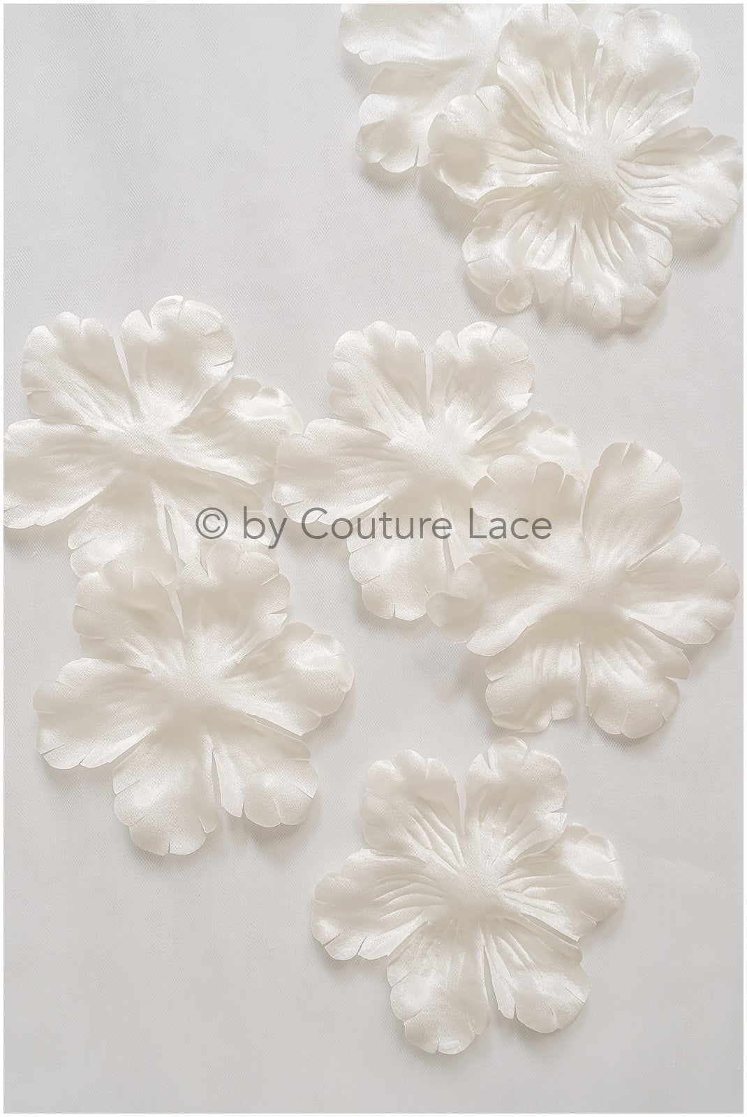 3D lace flowers/ 3D flowers sew on/ 3D flowers lace applique/ wedding dress lace applique// A24-448