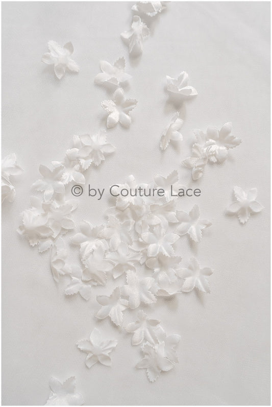 Applique de dentelle de fleur 3D 4g/ petite applique/ applique de fleur 3D/ patch// A24-427