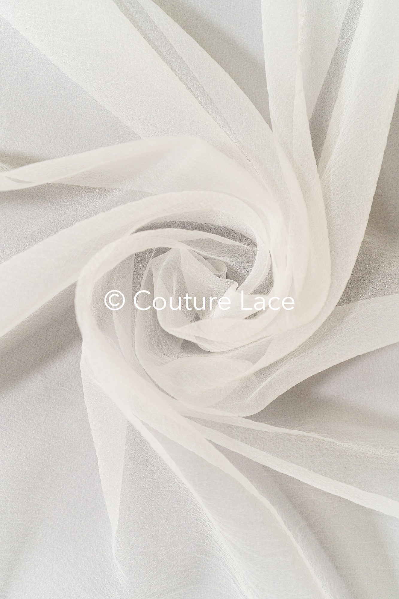 Crashed/Crinkle Organza Fabric – Ideal for voluminous wedding dresses & decorations // R-057