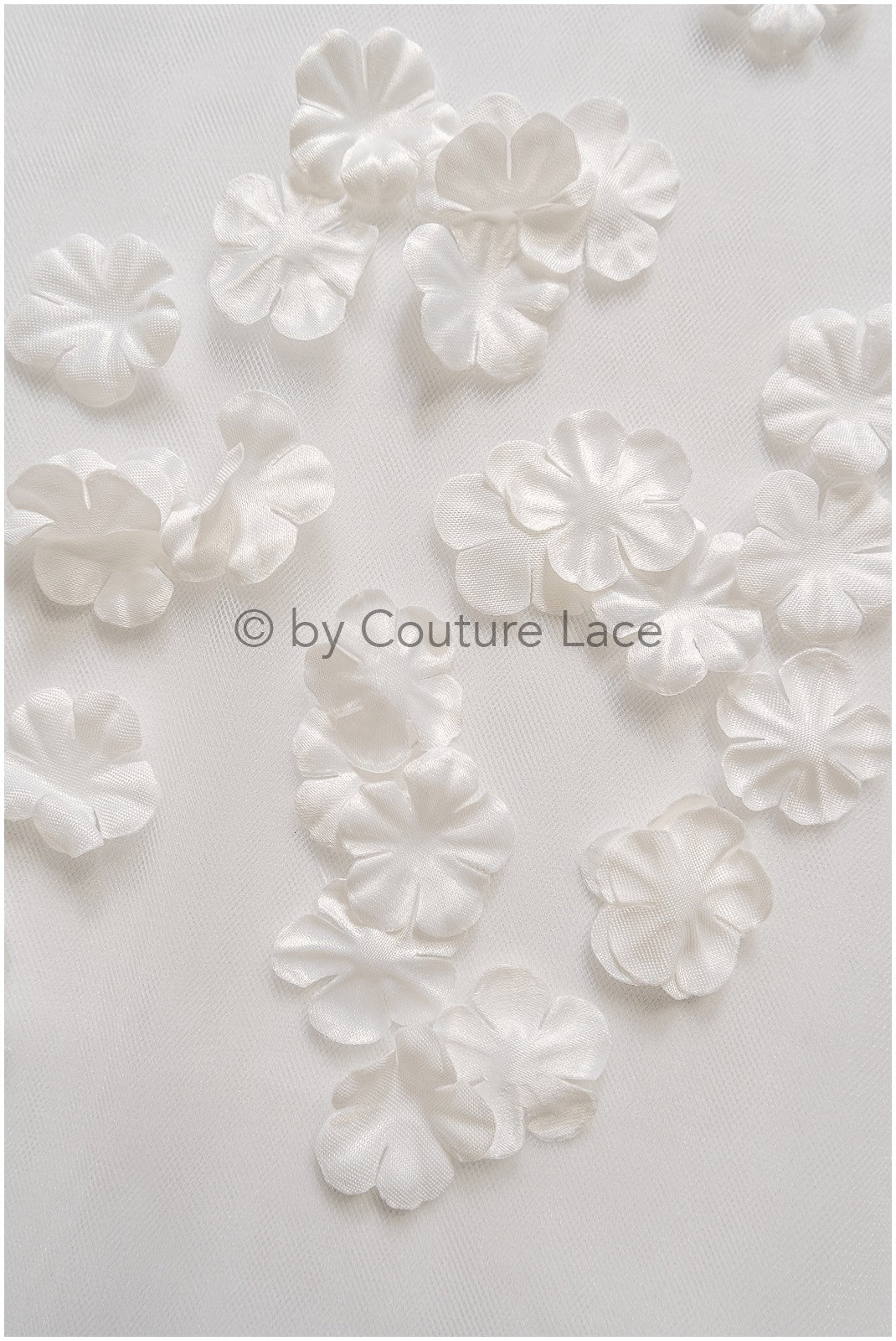 7g. 3D lace flowers/ 3D flowers sew on/ 3D flowers lace applique/ wedding dress lace applique// A24-437