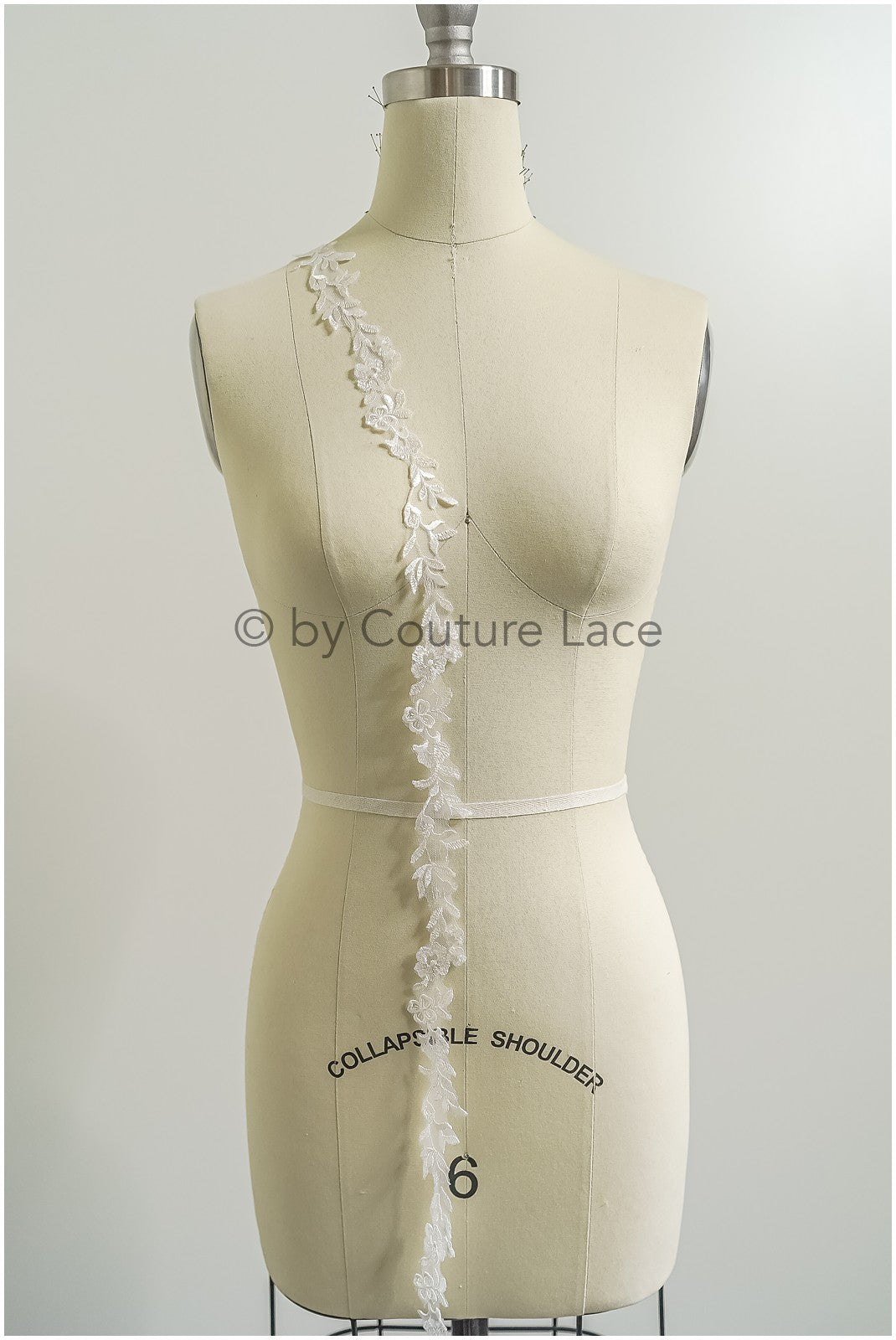Brautspitze Borte Weiß/ Spitzenborte off-white / Braut Borte/ Spitzenborte für Brautkleid// T24-226