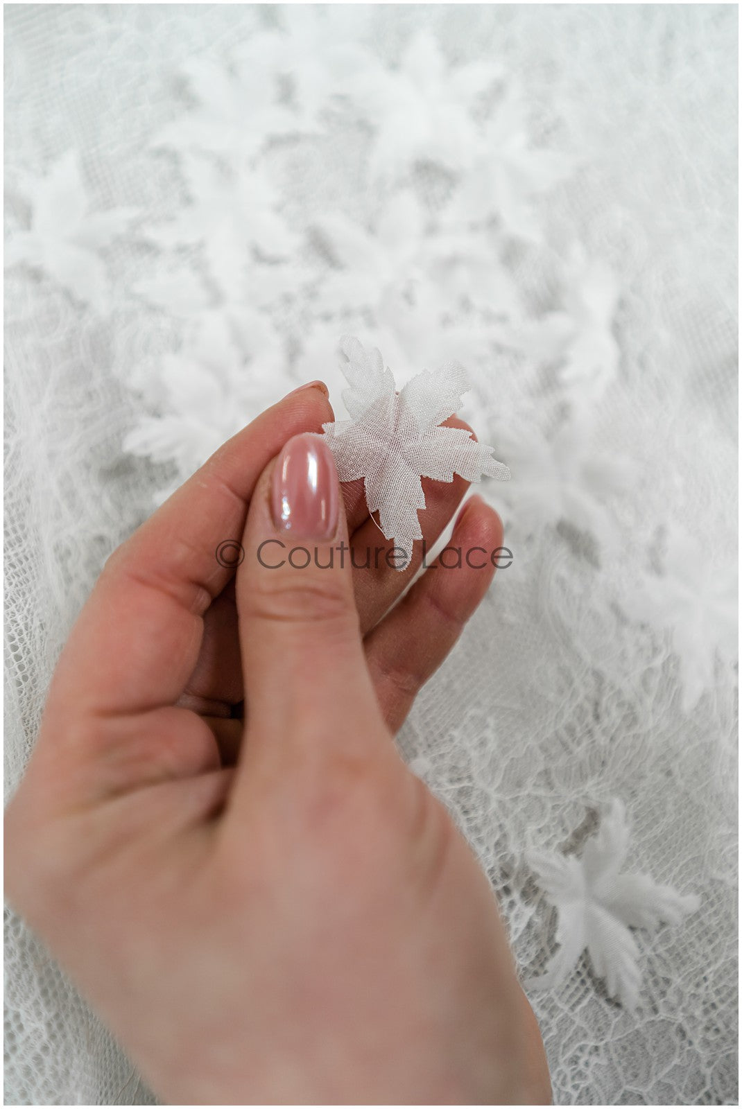 50 Stk. Brautkleid Spitzenapplikation/ Applikation/ 3D Blumenapplikation/ Aufnäher// A24-408