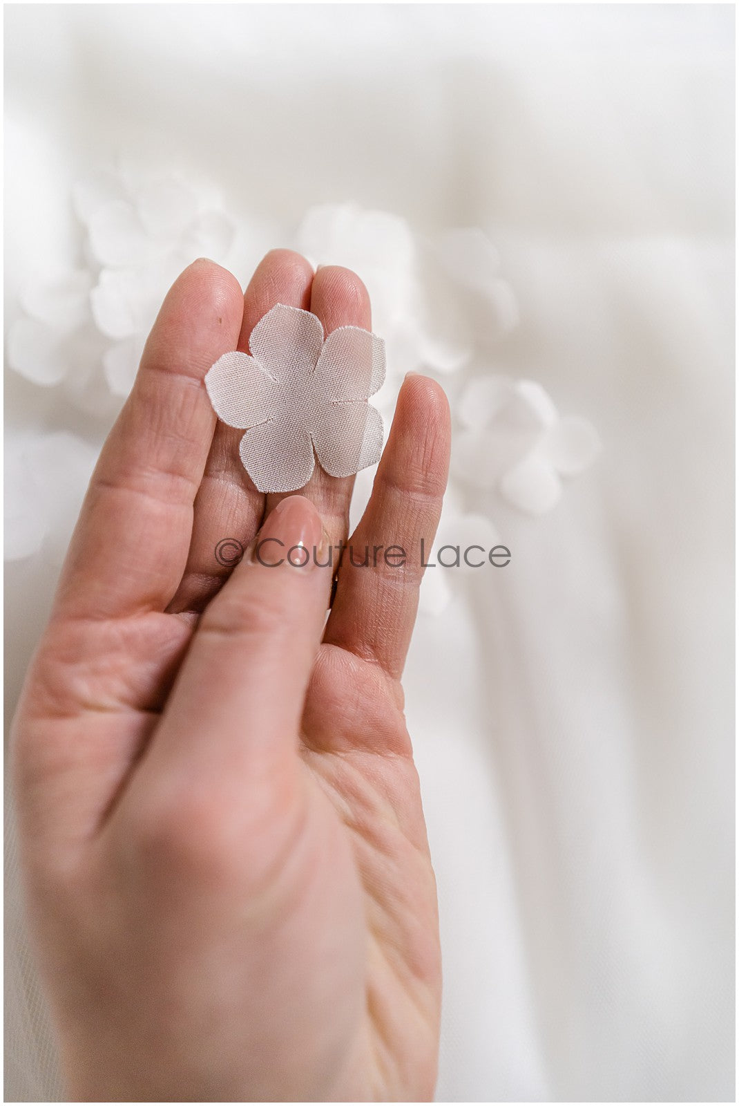2g 3D flower lace applique/ applique/ 3D flower applique/ patch// A24-413