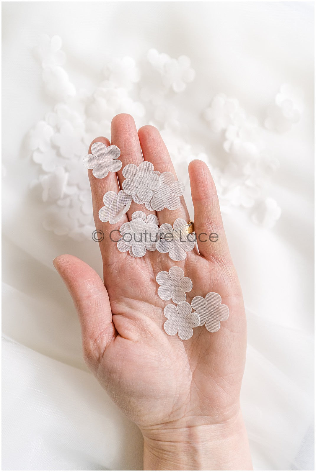 2g 3D flower lace applique/ applique/ 3D flower applique/ patch// A24-414