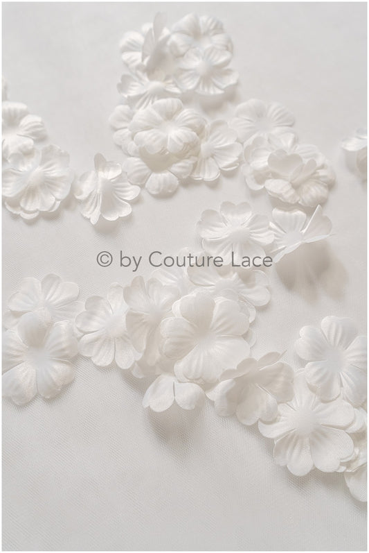 Applique de dentelle de fleur 3D 14g/ petite applique/ applique de fleur 3D/ patch// A24-428