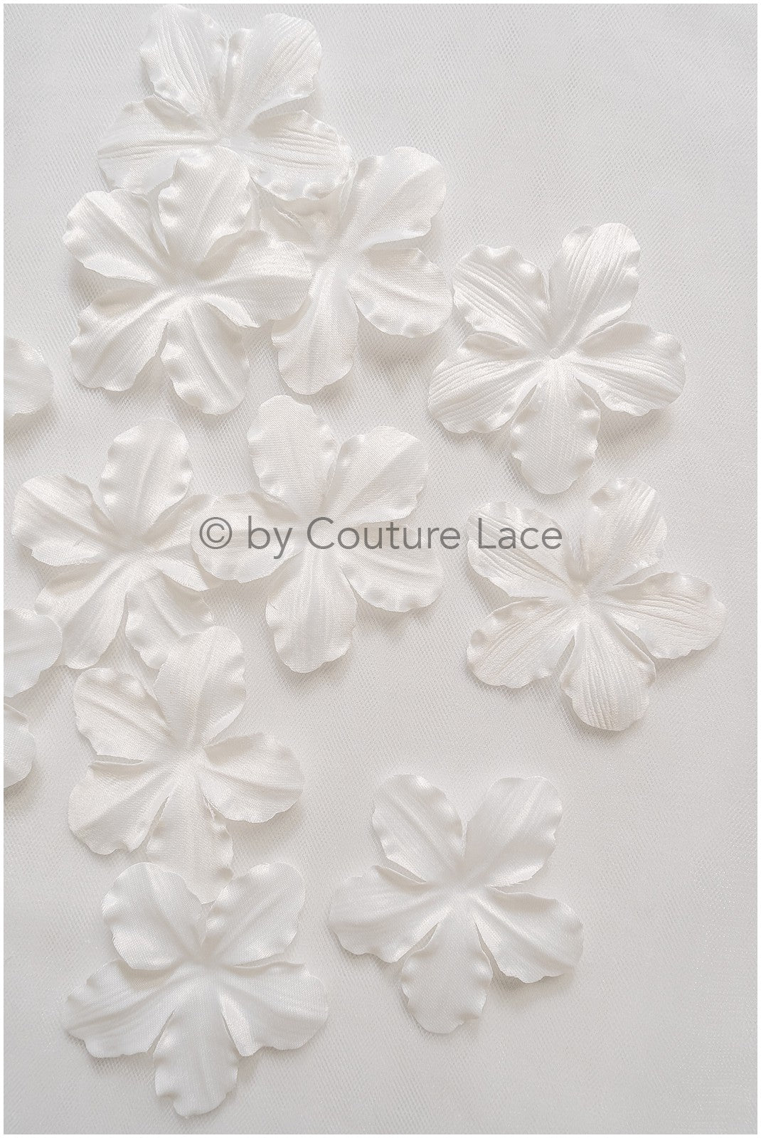 33g. 3D lace flowers/ 3D flowers sew on/ 3D flowers lace applique/ wedding dress lace applique// A24-440