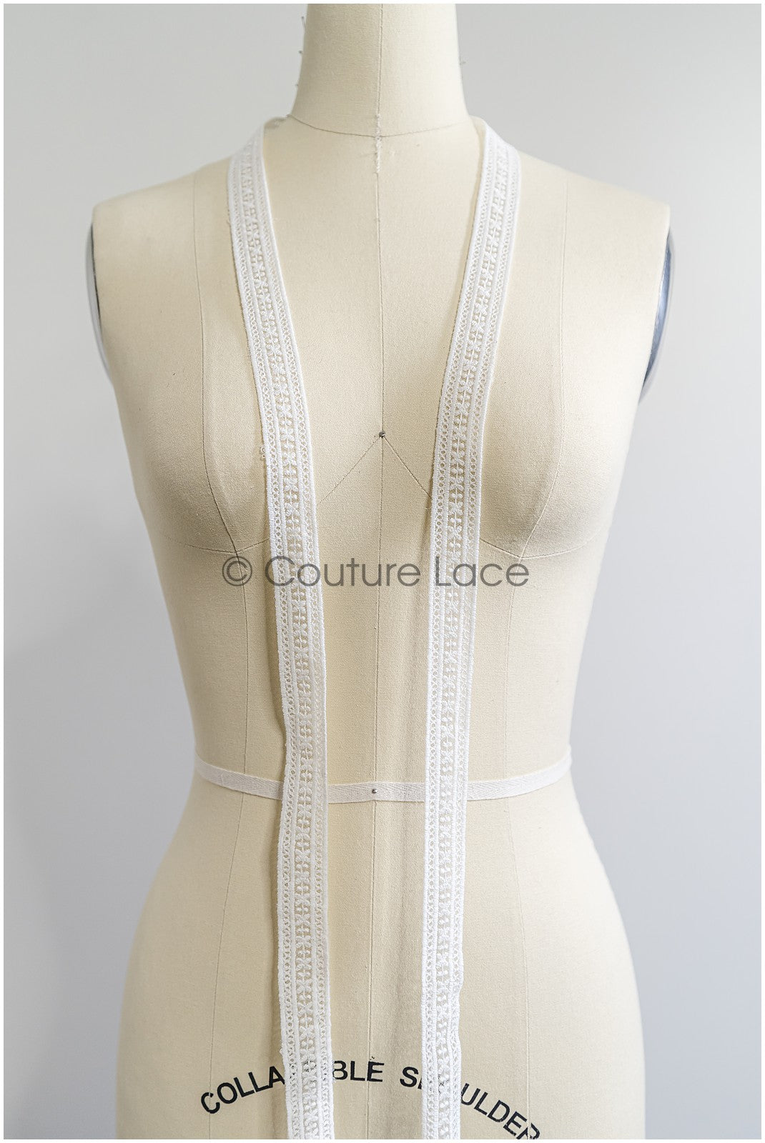 Brautspitze Borte Weiß/ Spitzenborte off-white / Braut Borte/ Spitzenborte für Brautkleid// T24-159