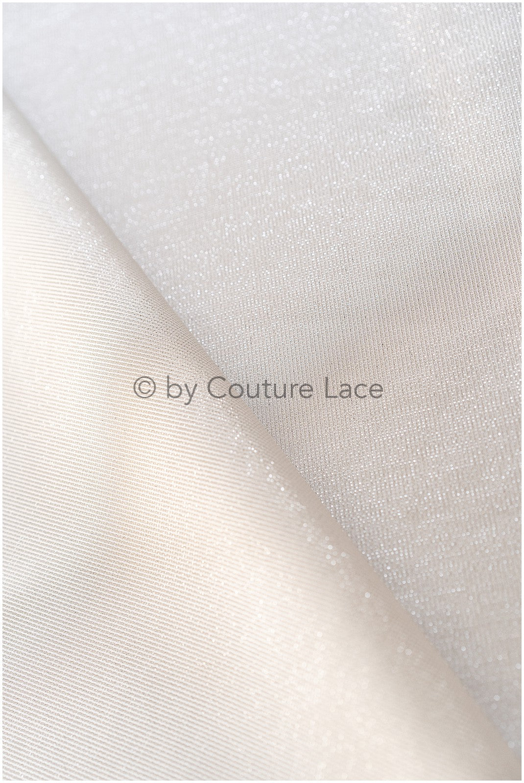 Structured Mikado Fabric Off-White with Silver Lyrex Threads – Perfect for Princess Wedding Dresses & Decoration// R-136