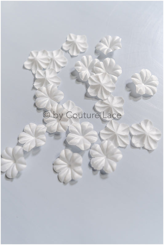 9g. Fleurs de dentelle 3D/ Coudre sur des fleurs 3D/ Applique de dentelle de fleurs 3D/ Applique de dentelle de robe de mariée// A24-439