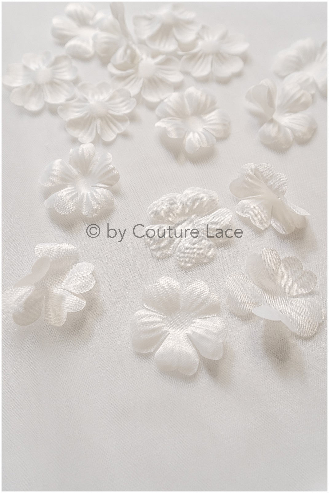 14g. 3D lace flowers/ 3D flowers sew on/ 3D flowers lace applique/ wedding dress lace applique// A24-443