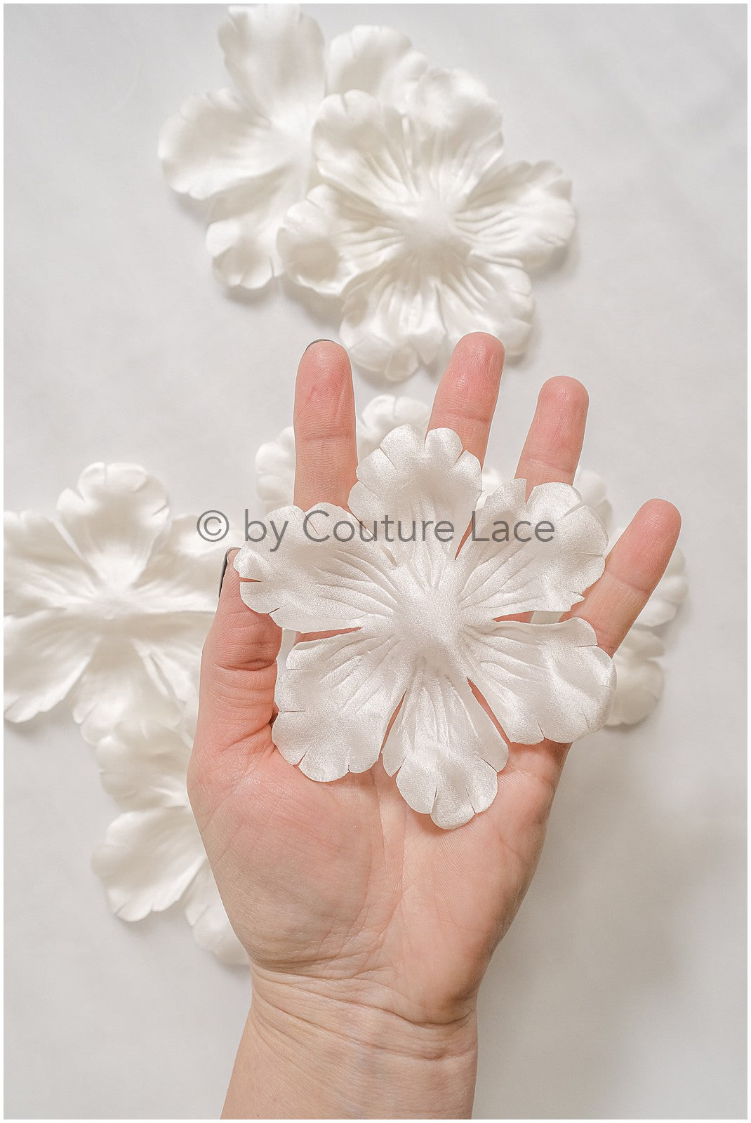 3D lace flowers/ 3D flowers sew on/ 3D flowers lace applique/ wedding dress lace applique// A24-448