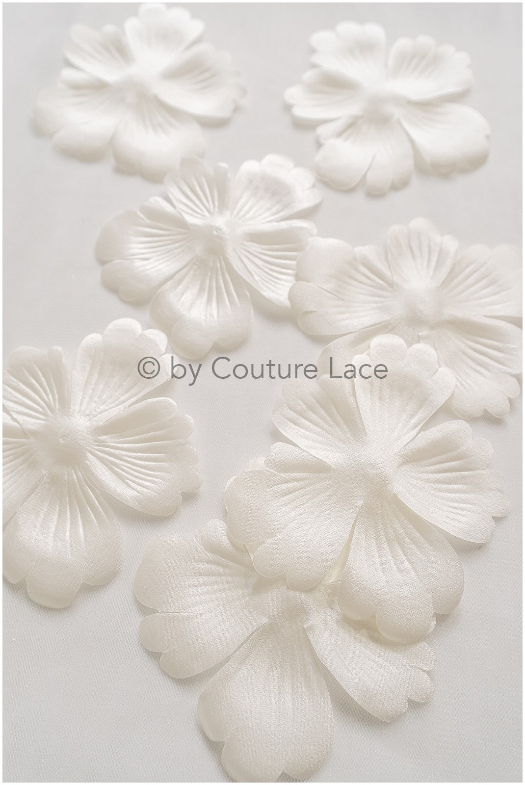 3D lace flowers/ 3D flowers sew on/ 3D flowers lace applique/ wedding dress lace applique// A24-449