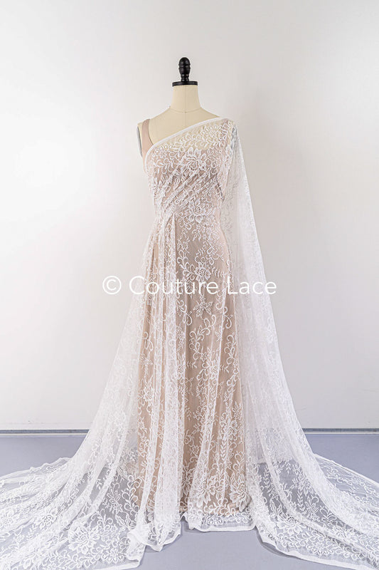 3 Meter Französische Blumen Spitze/ Französische Eyelash Brautspitze // L25-830