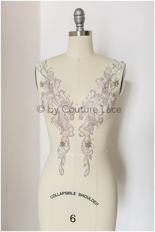 Kristall-Hochzeitskleid-Cape, Brauthalskette, Brautschleier-Cape, perlenbesetzter Cape, Brautschmuck// E-026