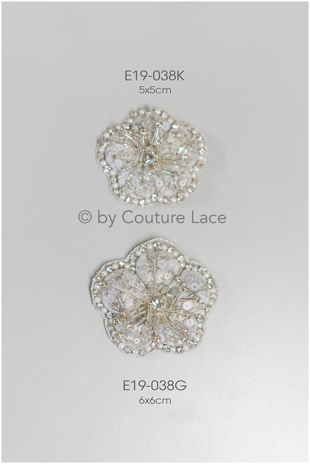 1Stk schwere Perlen 3D Kristall Blume, 3d Perlen Kleid Panels, Braut Diamant Blumen, Brautschleier 3d Blumen, funkelnde Perlen Blume// E-038G-1STK