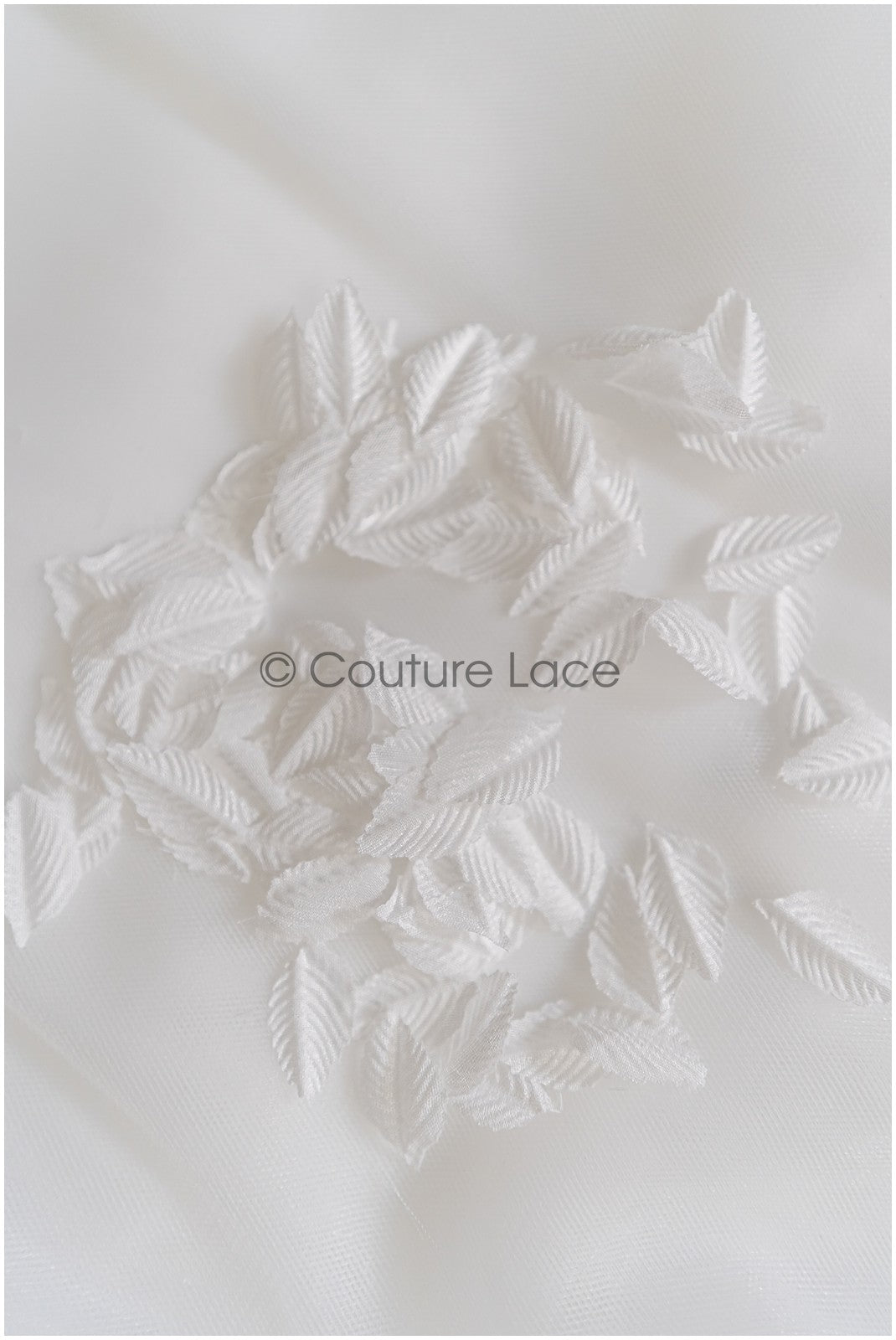 2g 3d leaf lace applique/ leaves applique/ 3D flower leaf applique/ patch// A24-419