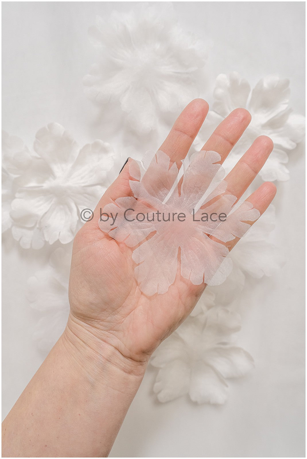 20g. 3D lace flowers/ 3D flowers sew on/ 3D flowers lace applique/ wedding dress lace applique// A24-445