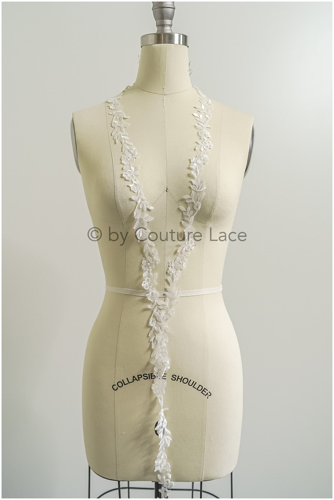 Brautspitze Borte Weiß/ Spitzenborte off-white / Braut Borte/ Spitzenborte für Brautkleid// T24-226