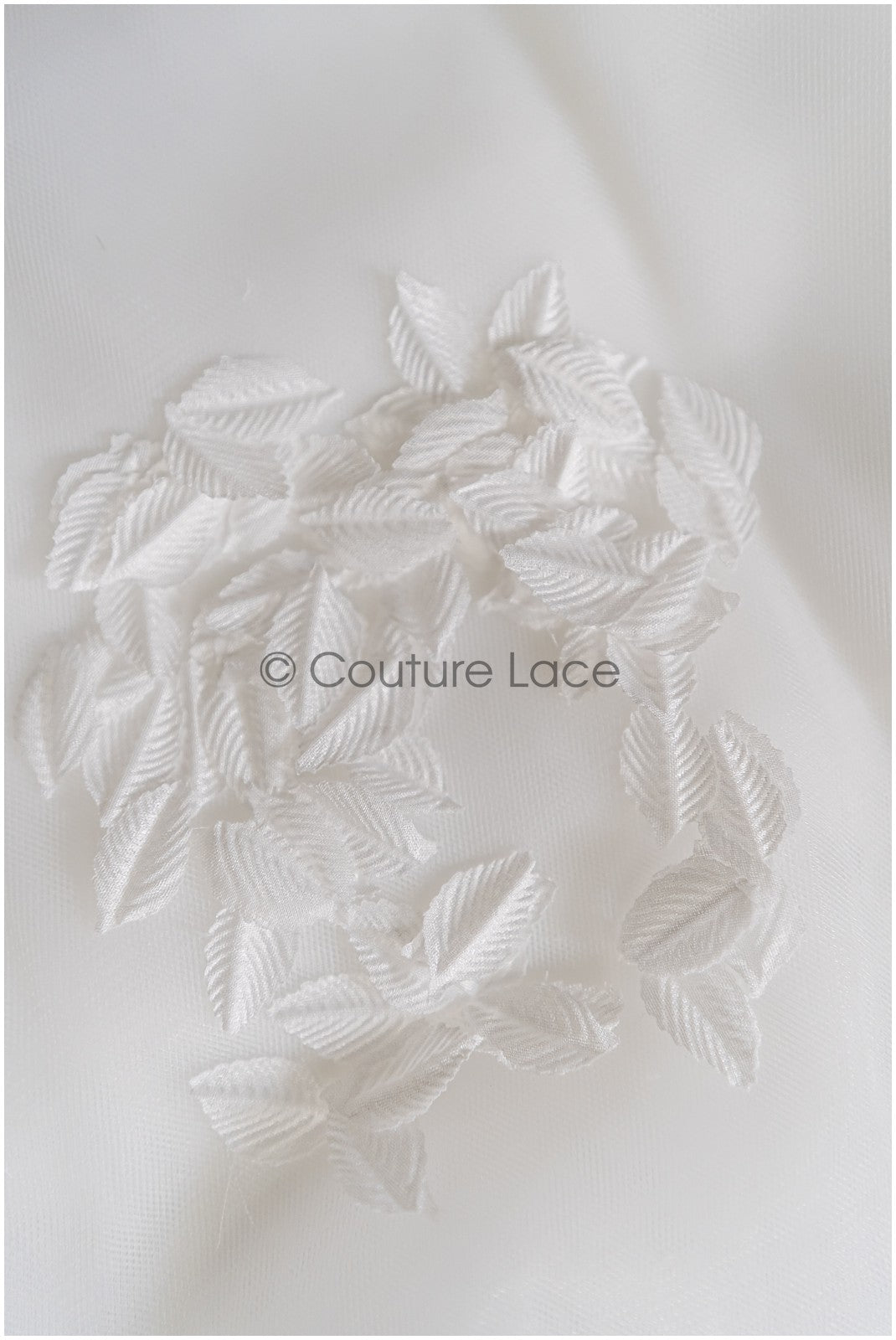 2g 3d leaf lace applique/ leaves applique/ 3D flower leaf applique/ patch// A24-419