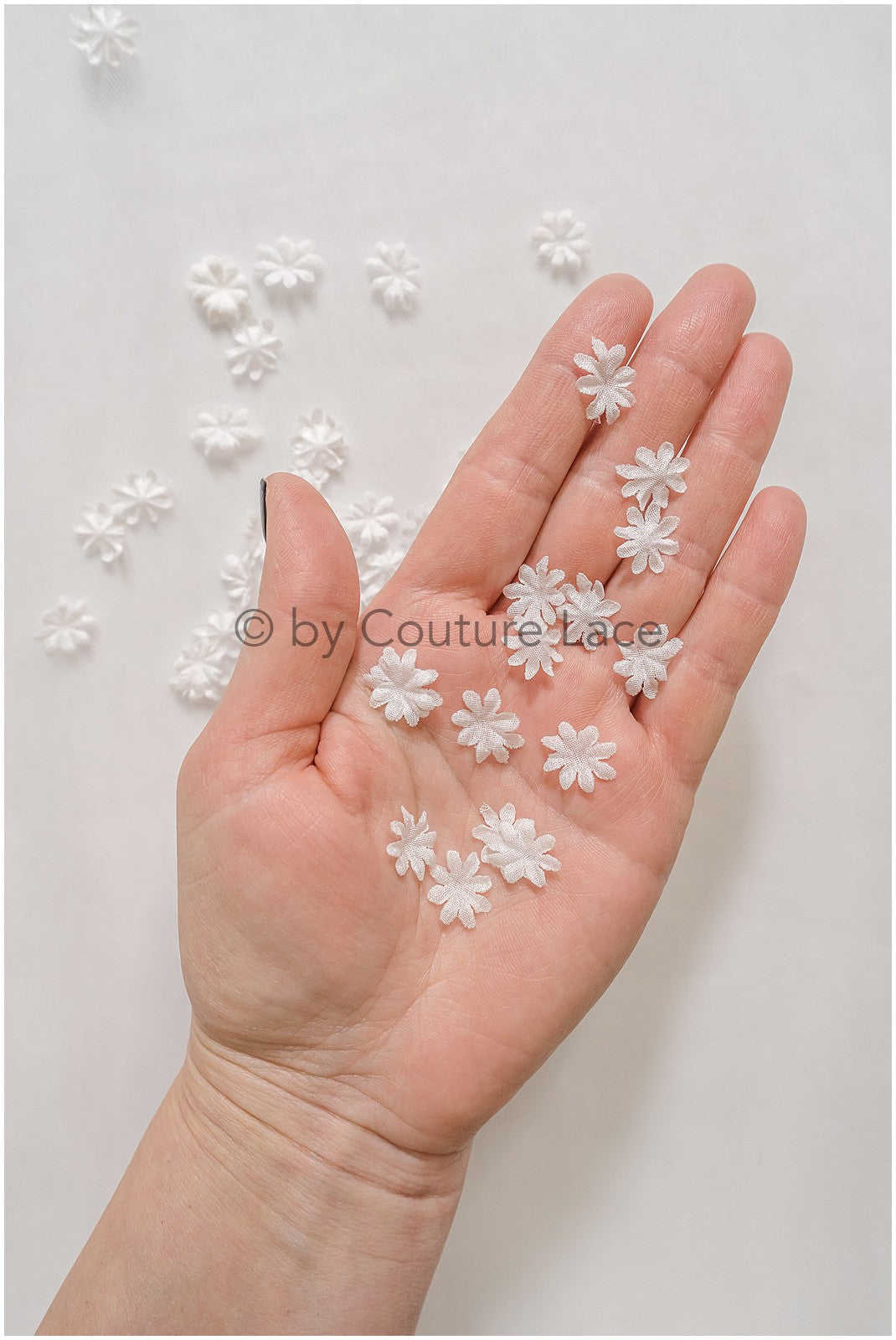2g. 3D lace flowers/ 3D flowers sew on/ 3D flowers lace applique/ wedding dress lace applique// A24-432