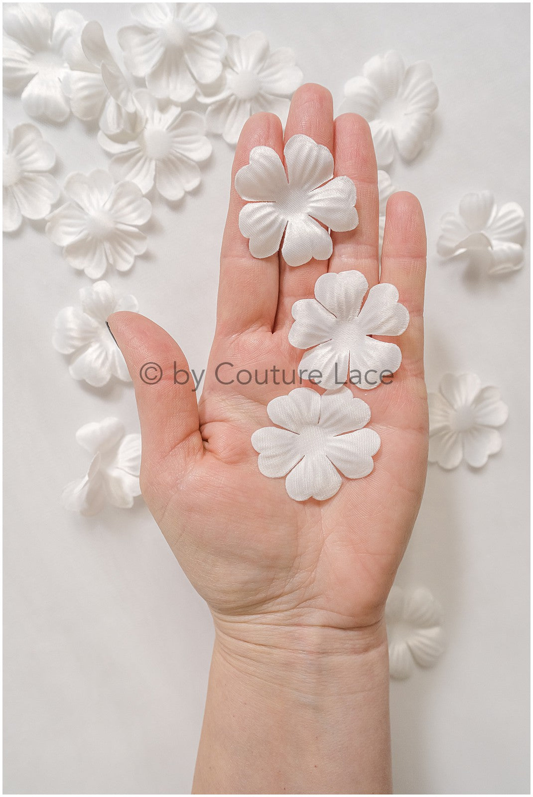 14g. 3D lace flowers/ 3D flowers sew on/ 3D flowers lace applique/ wedding dress lace applique// A24-443