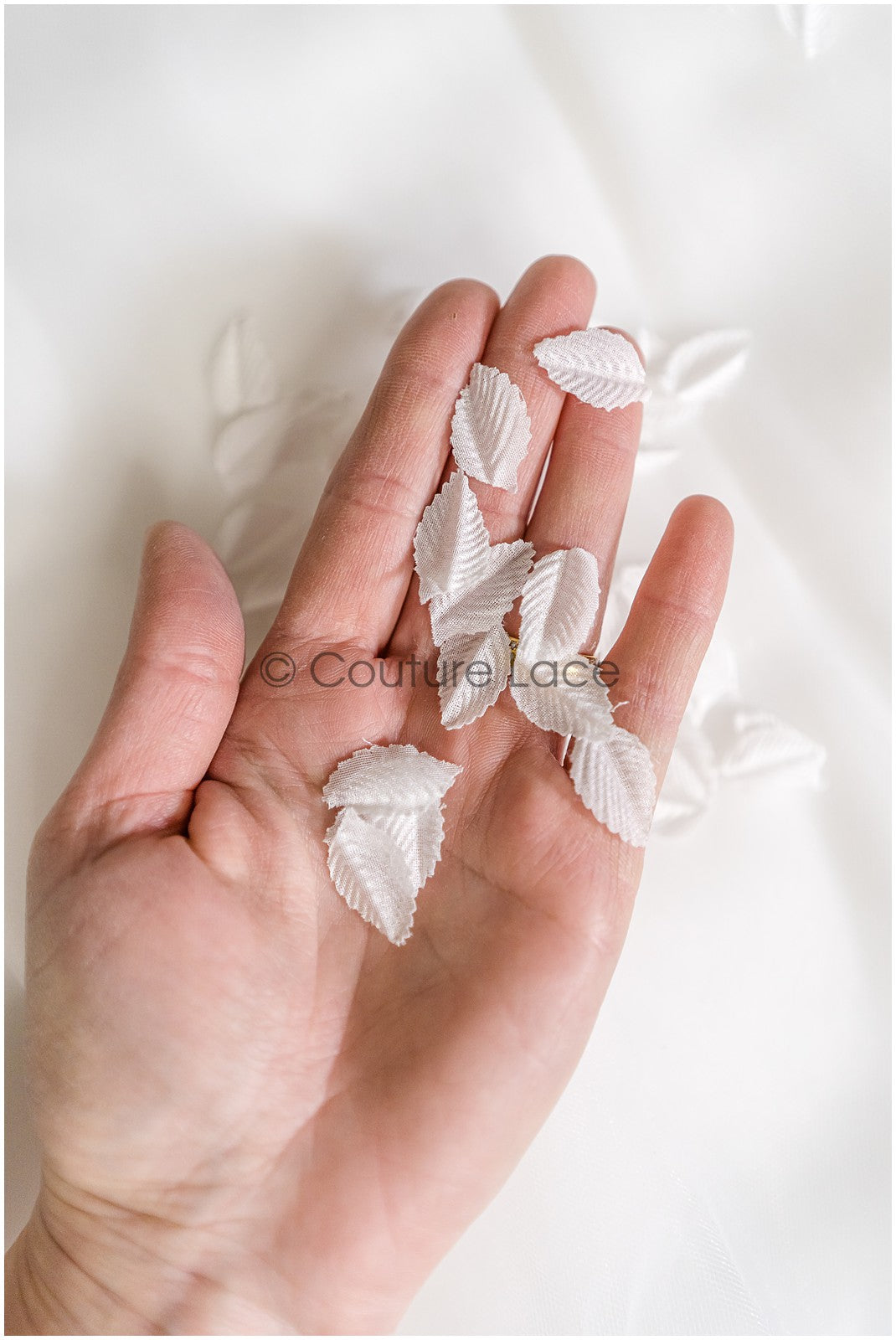 2g 3d leaf lace applique/ leaves applique/ 3D flower leaf applique/ patch// A24-419