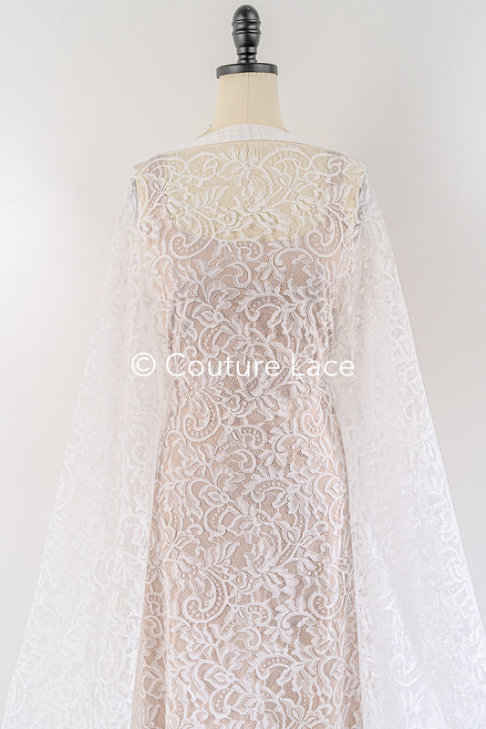 3 Meter Französische Blumen Spitze/ Französische Eyelash Brautspitze // L25-616