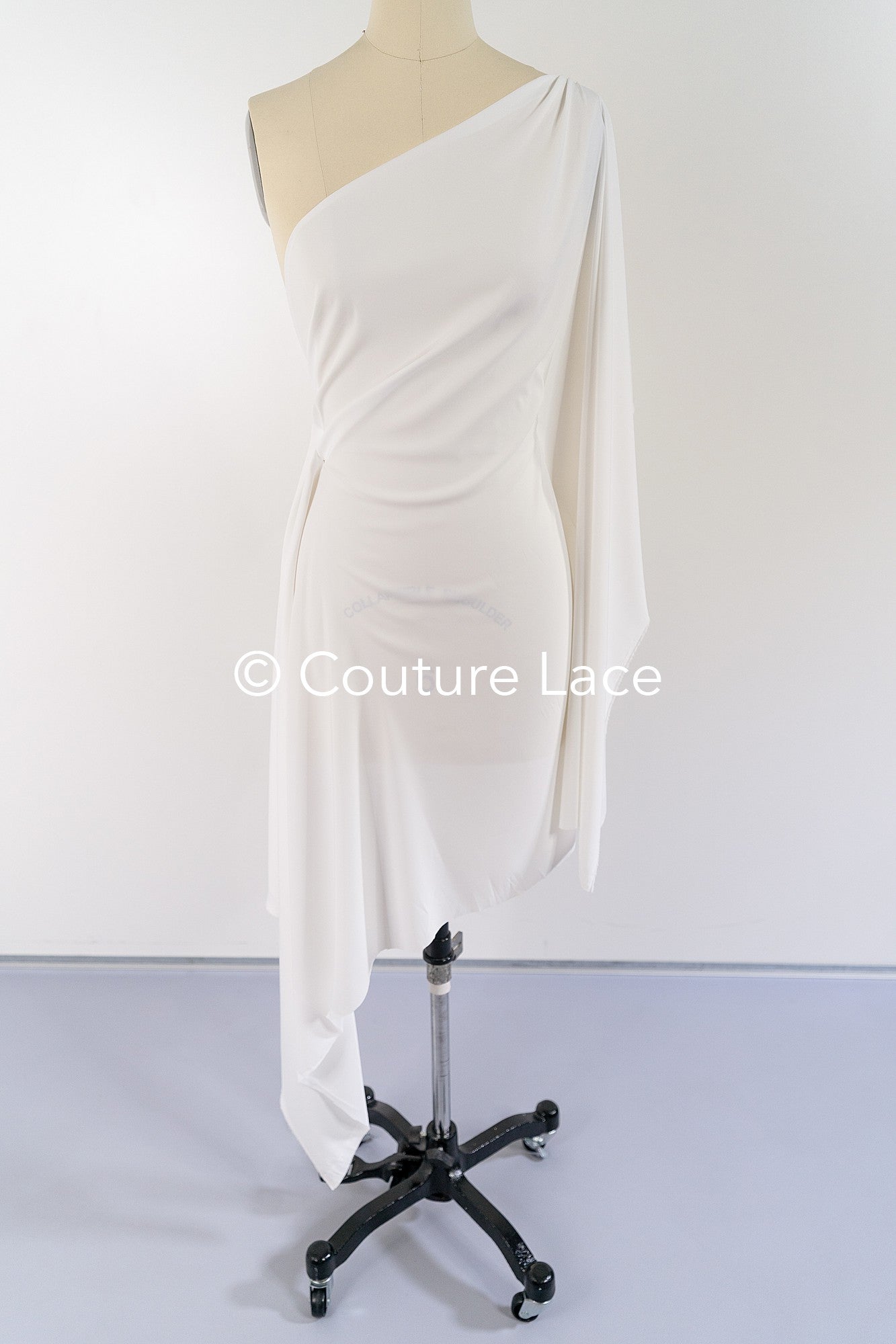 Stretch satin fabric for stretchable wedding dresses and skirts // R-128