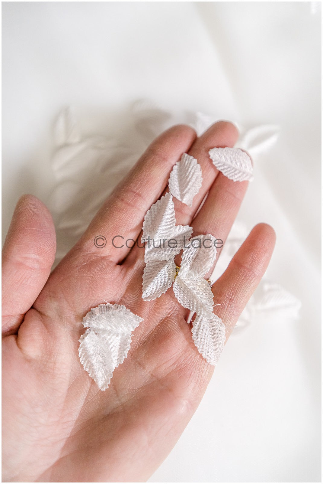 2g 3d leaf lace applique/ leaves applique/ 3D flower leaf applique/ patch// A24-419