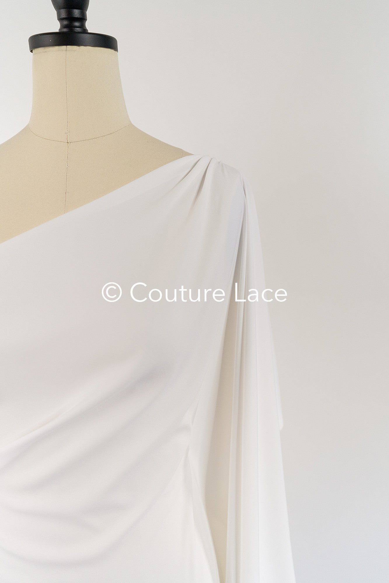 Stretch satin fabric for stretchable wedding dresses and skirts // R-128