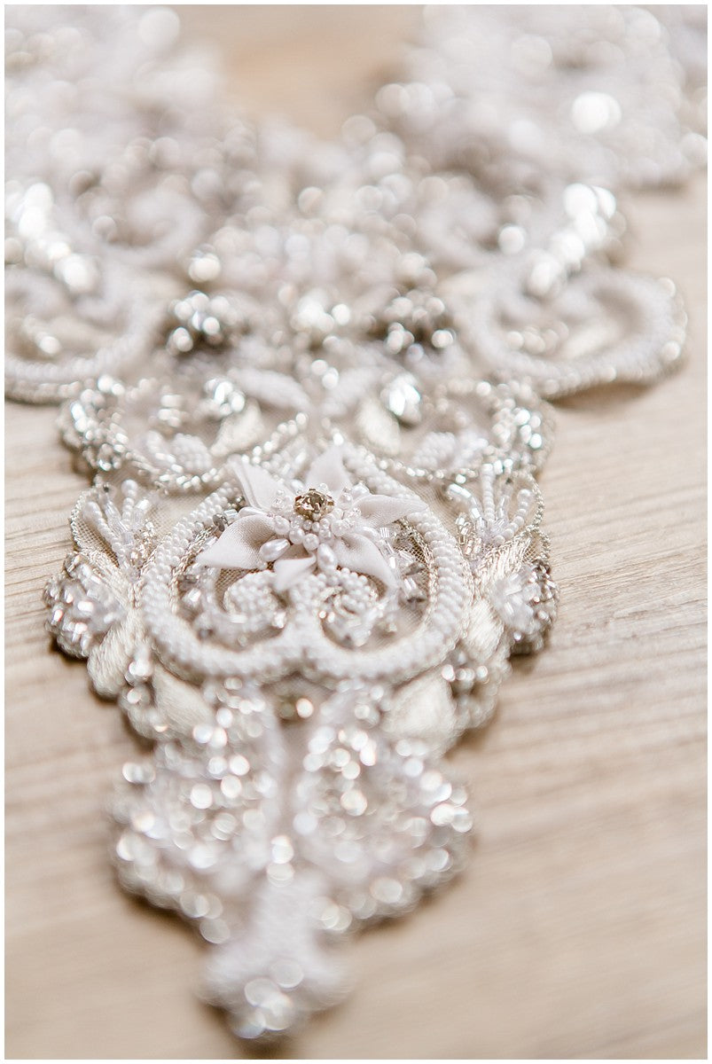 Kristall-Halskette, Braut-Halskette, Hochzeitsschmuck, Strass-Halskette, Handbeaded Swarovski Halskette// E-013