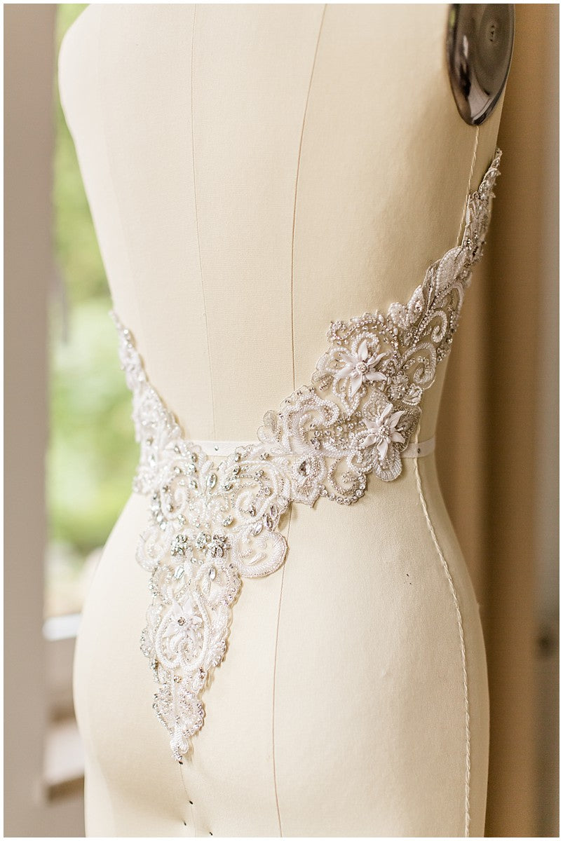 Kristall-Halskette, Braut-Halskette, Hochzeitsschmuck, Strass-Halskette, Handbeaded Swarovski Halskette// E-013