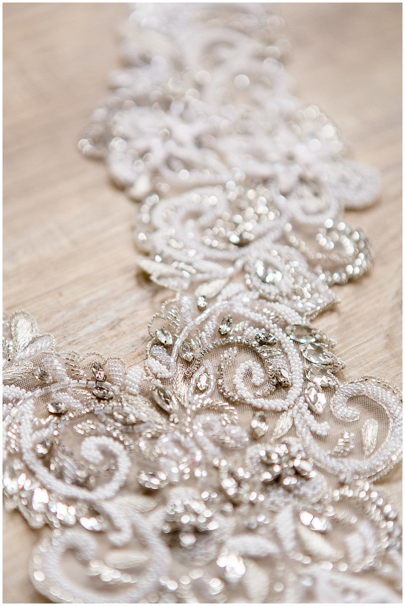 Kristall-Halskette, Braut-Halskette, Hochzeitsschmuck, Strass-Halskette, Handbeaded Swarovski Halskette// E-013