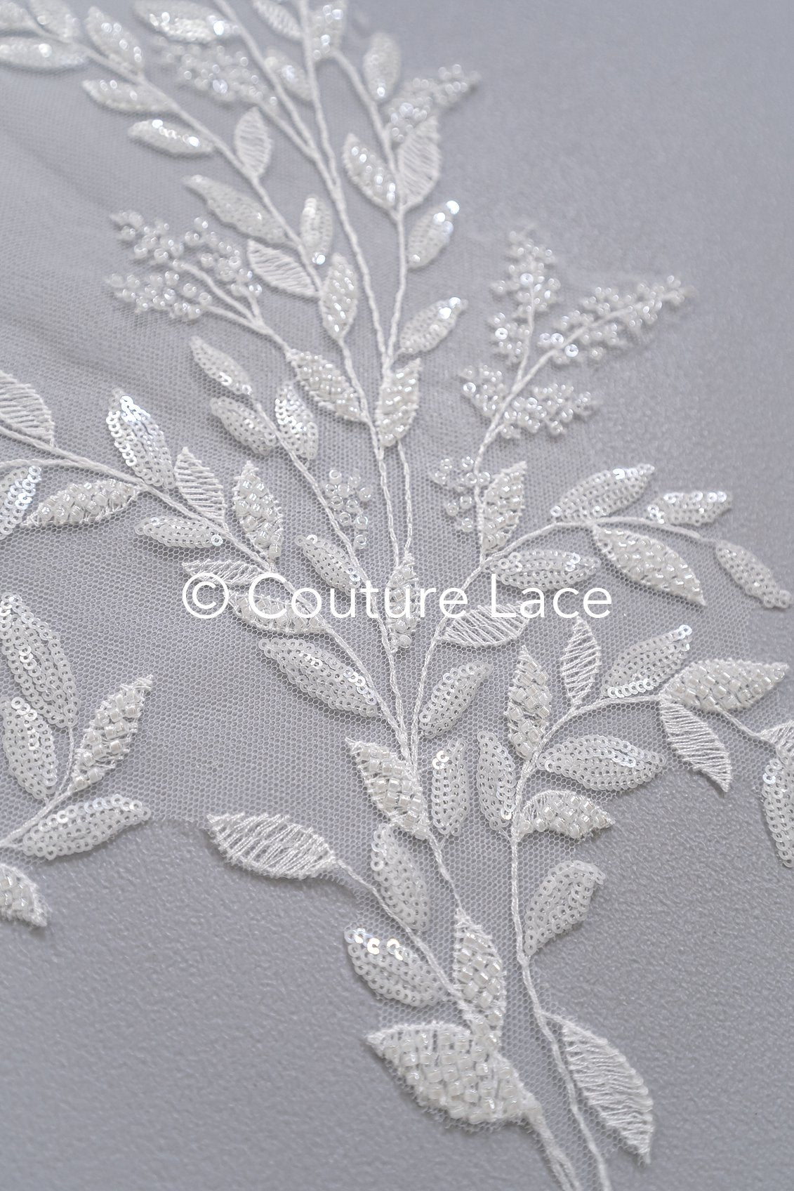 Perlen Applikationen für Brautkleid Off-White/ Blumenspitzen Aufnäher/ bestickte Spitzenapplikationen/ Spitzenapplikationen// A24-216
