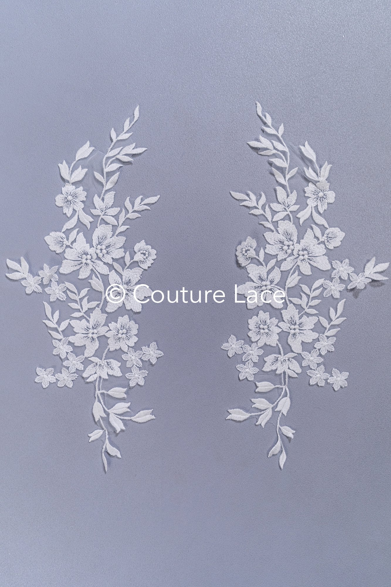 Hochzeit Blumen Applikation/ Blumen Spitzen Applikationen/ romantisches Kleid Applikationen/ Blatt Applikationen// A25-491