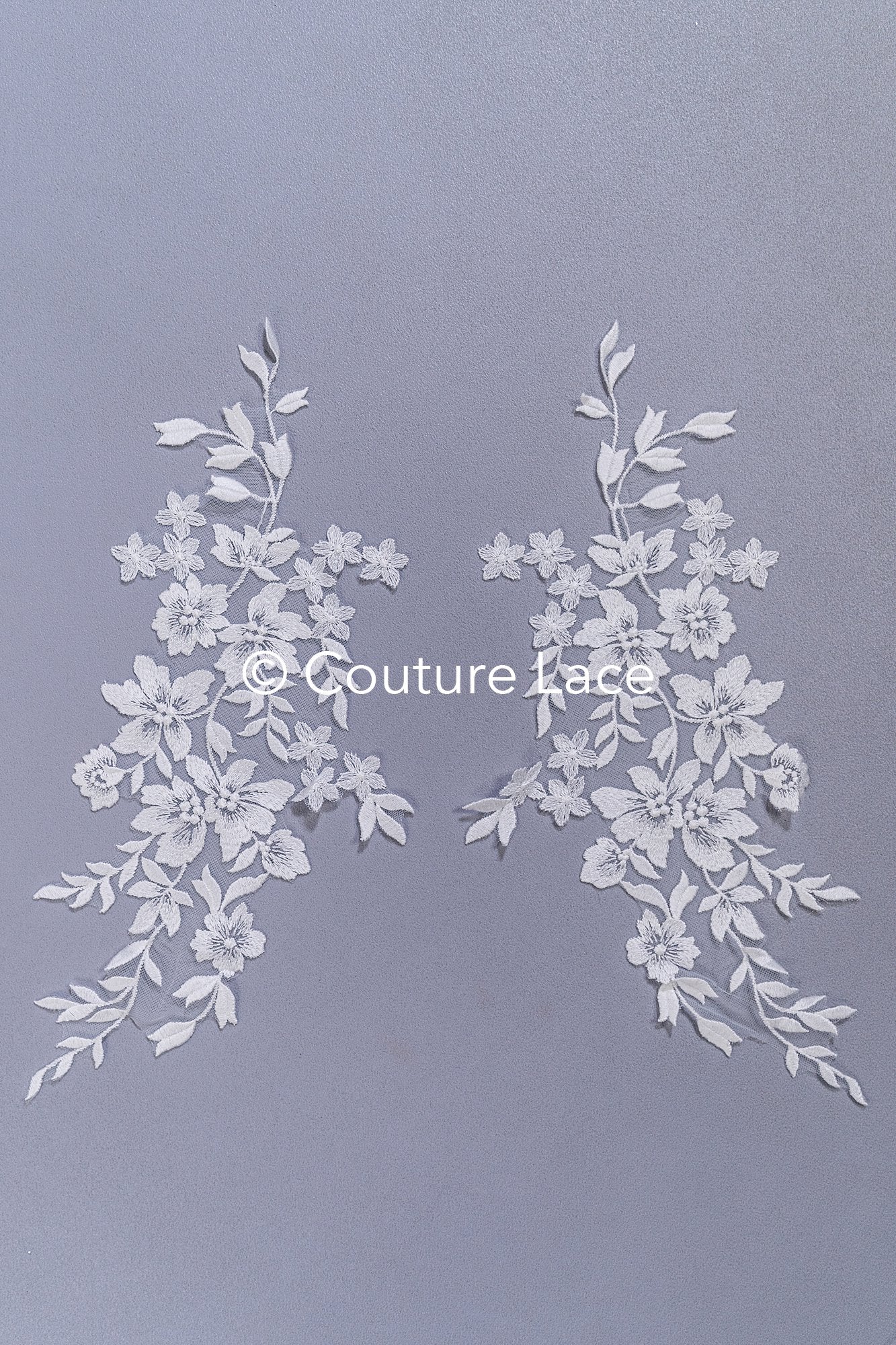 Hochzeit Blumen Applikation/ Blumen Spitzen Applikationen/ romantisches Kleid Applikationen/ Blatt Applikationen// A25-491